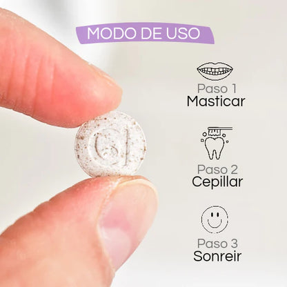 Pastilla de Lavado Dental | Limpieza Instantánea Donde Estés (50 unidades)